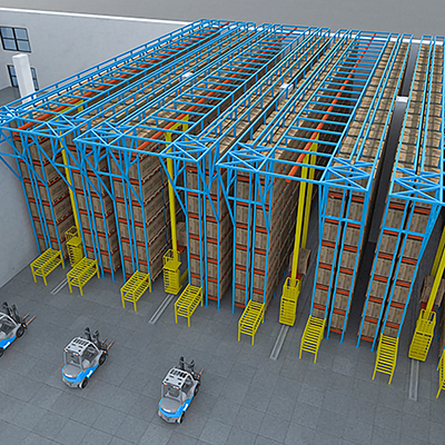 What kind of large storage shelves can guarantee the goods first in first out？
